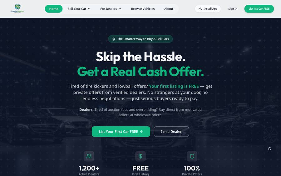 Dealer Direct Connect website built by 180 Digital Solutions